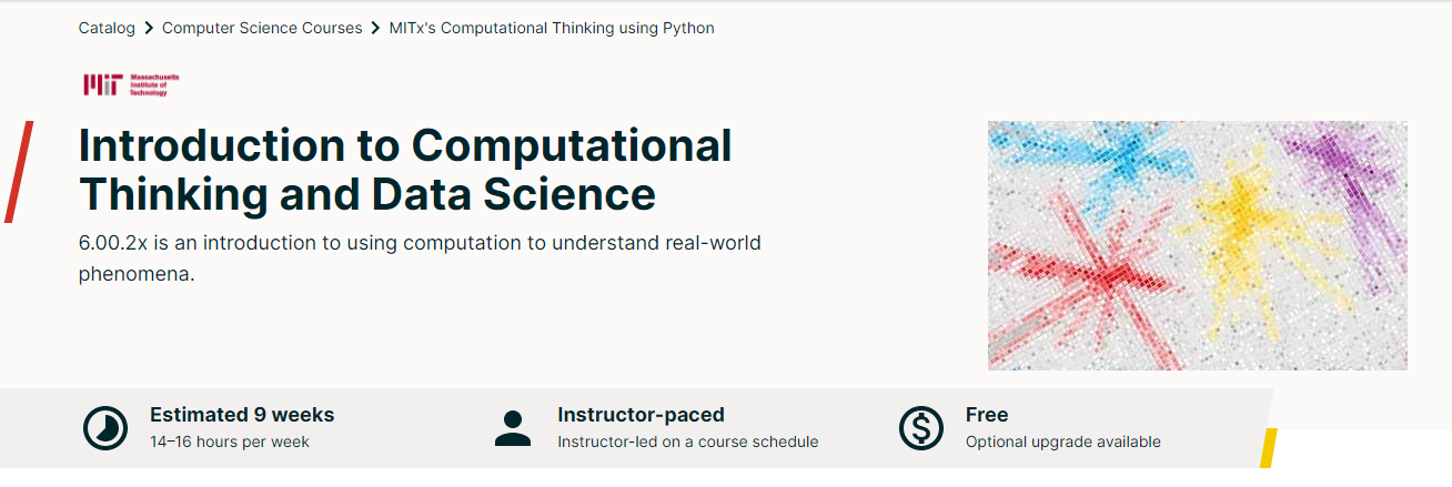 Introduction to Computational Thinking and Data Science