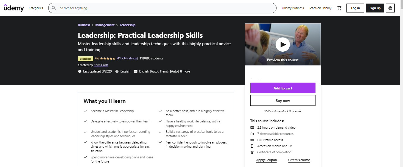 Practical Leadership Skills Course