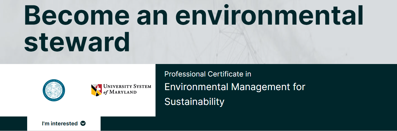 Environmental Management for Sustainability
